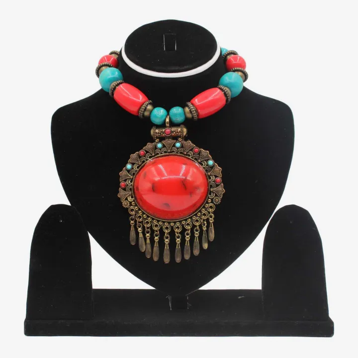 Multicolor Astha Dhatu Necklace/Mala for Women (12") – Spiritual Protection, Prosperity, & Emotional Healing