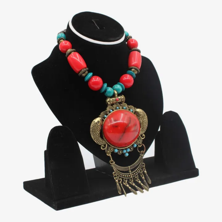Multicolor Astha Dhatu Necklace/Mala for Women 12" – Astrological Healing, Protection, and Prosperity