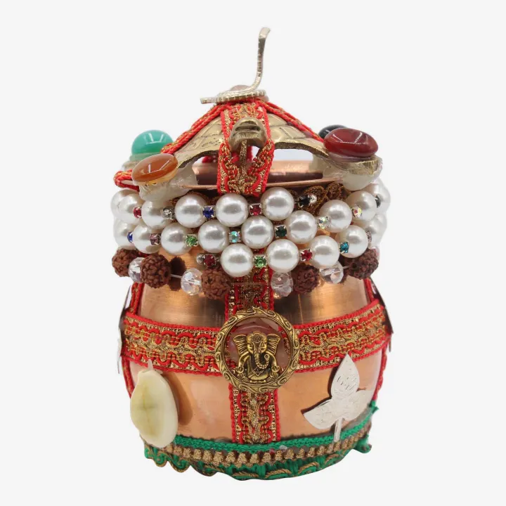 Copper Vastu Kalash 3" – Positive Energy, Prosperity & Harmony