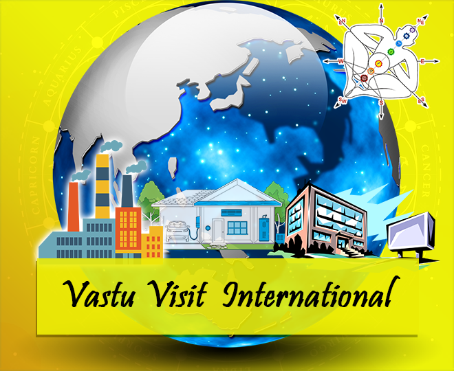 Vastu Visit  International( Per Day  including Lodging , Fooding & Fair + 1,05,000)